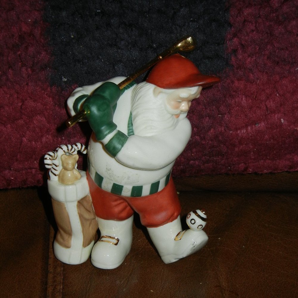 Lenox Golfing Santa Golfer Collectors piece
